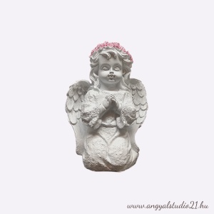 Angyal imádkozó,rózsakoszorúval 16,5