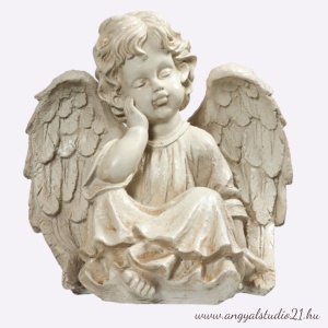 Gondolkodó angyal 27cm