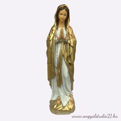 Arany színű Lourdes-i Szűz Mária szobor-55 cm