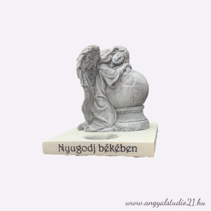 Angyal sírdísz-Nyugodj békében