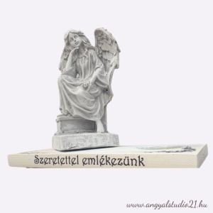Angyal sírdísz-Szeretettel emlékezünk