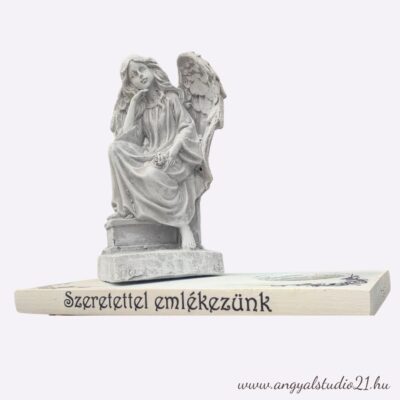 Angyal sírdísz-Szeretettel emlékezünk