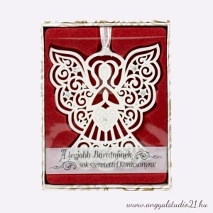 Karácsonyfadísz Swarovski kövekkel, Barátság