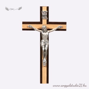 Feszület 17,5 cm fabetétes