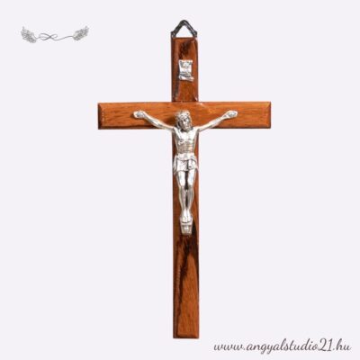 Feszület zebranofàból ezüst 17cm