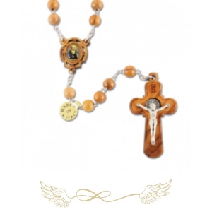 Rózsafüzér olivafa szemekkel (Szent Benedek)