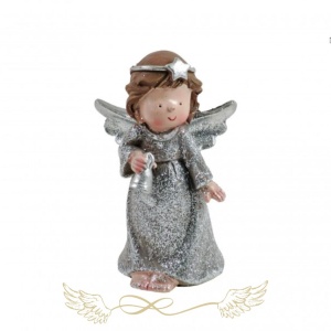Angyalka ezüst figura 12,5cm