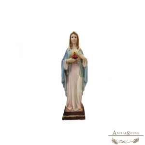 Szobor-Mária Szíve 27cm