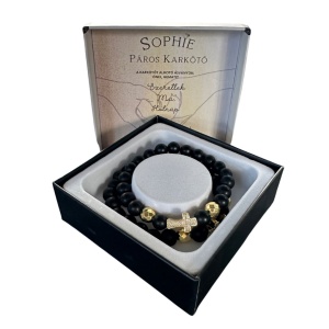 SOPHIE-Páros karkötő-fekete/arany