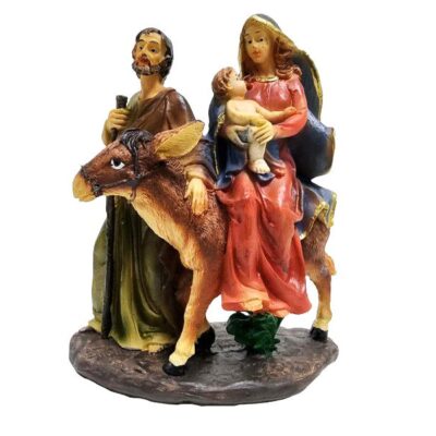 Szent család a szamáron, 15 cm-es
