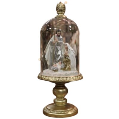 Fehér-arany Betlehem kupolában -35 cm