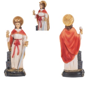 Szent Barbara,Borbála 20cm