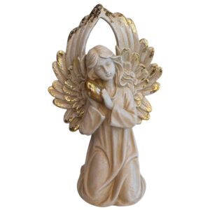 Krém angyal sírra szívvel 25cm