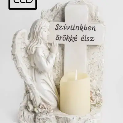 KEGYELETI- SZÍVÜNKBEN ÖRÖKKÉ ÉLSZ,ANGYAL-LED